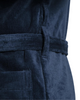 Calida 68510 #449 Dark Blue After Shower 100% Cotton Men's Bath Robe myselflingerie.com