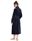 Calida 61302 #339 Dark Lapis Blue Cotton Blend Luxury Bath Robe myselflingerie.com