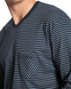 Calida 41667 #479 Dark Sapphire Relax Streamline Men's 100% Cotton Pajamas myselflingerie.com
