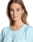 Calida 34000 #700 c Short Sleeves 100% Cotton Nightshirt myselflingerie.com