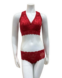 Cosabella NEVER1355 + 07ZL Mystic Red Curvy Bralette & Shorts Set myselflingerie.com