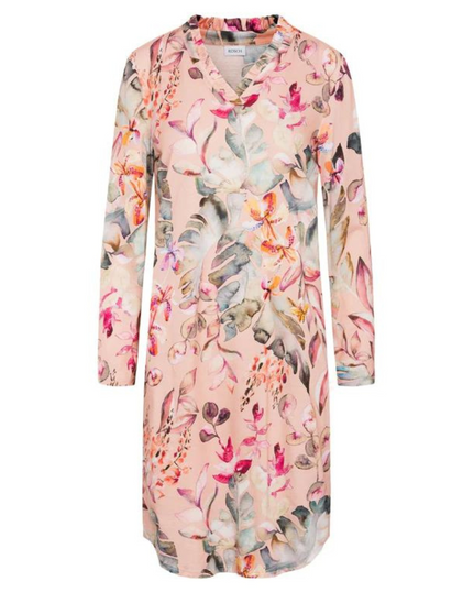 Rosch 1223615 Modern Leaves Cotton Blend Nightshirt myselflingerie.com