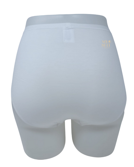 Calida 21375 #001 White Natural Comfort Cotton Full Brief myselflingerie.com