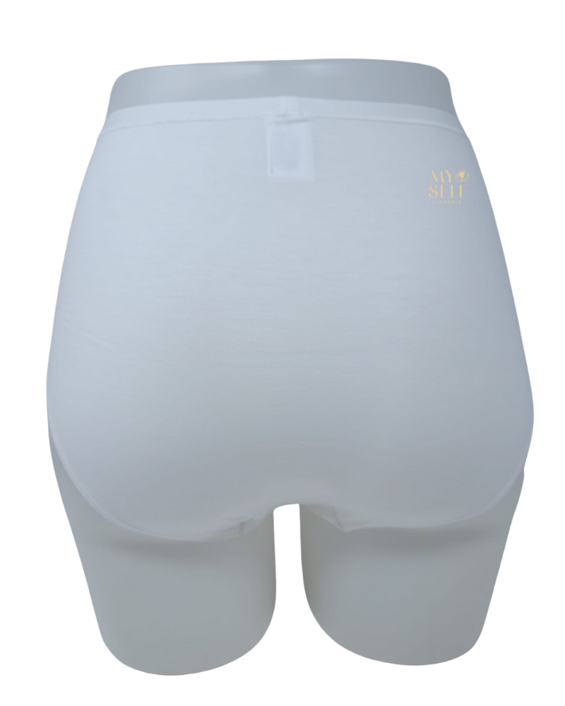 Calida 21375 #001 White Natural Comfort Cotton Full Brief myselflingerie.com