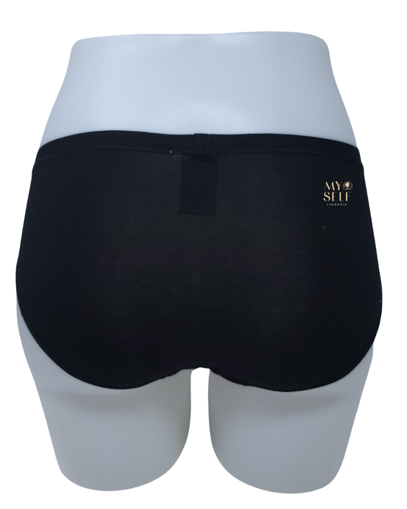 Calida 21175 #992 Black Natural Comfort Cotton Hipster myselflingerie.com