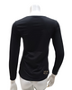Calida 15075 #992 Black Long Sleeve Natural Comfort Cotton Undershirt myselflingerie.com