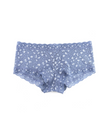 Hanky Panky 7J7271 + 7J1201 Stonewash Blue X Dye Retro Bralette + Boyshort myselflingerie.com