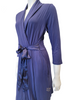 Fleur't 620 Oxford Blue Modal Short Morning Robe myselflingerie.com