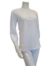 Oh! Zuza M8909 Lace Raglan Sleeves Button Down White Cotton Pajamas Set myselflingerie.com