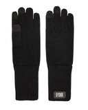 UGG 21676 Black One Size Pop Cuff Knit Gloves with Touch myselflingerie.com