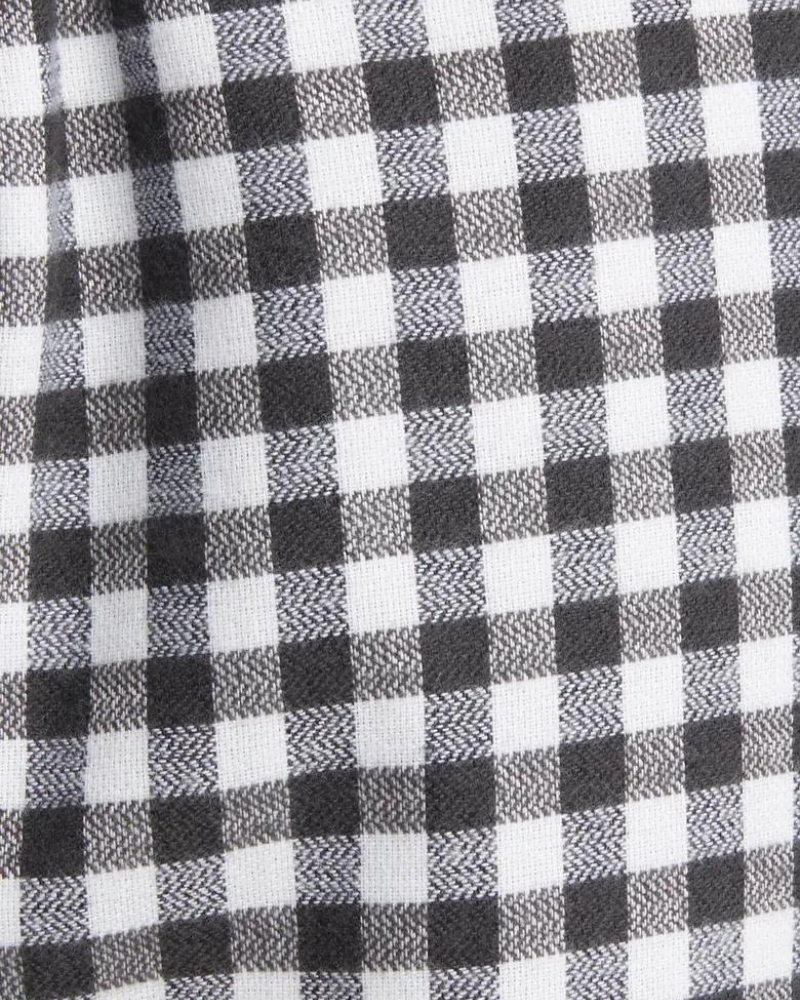 UGG 1106629 Men's Steiner Pajamas Set in Gift Box Black / White Check myselflingerie.com