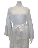 Oh! Zuza 3938 + 3939 Elegant Lace Ivory Chemise & Kimono Set myselflingerie.com