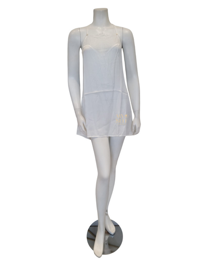 Oh! Zuza 3938 + 3939 Elegant Lace Ivory Chemise & Kimono Set myselflingerie.com