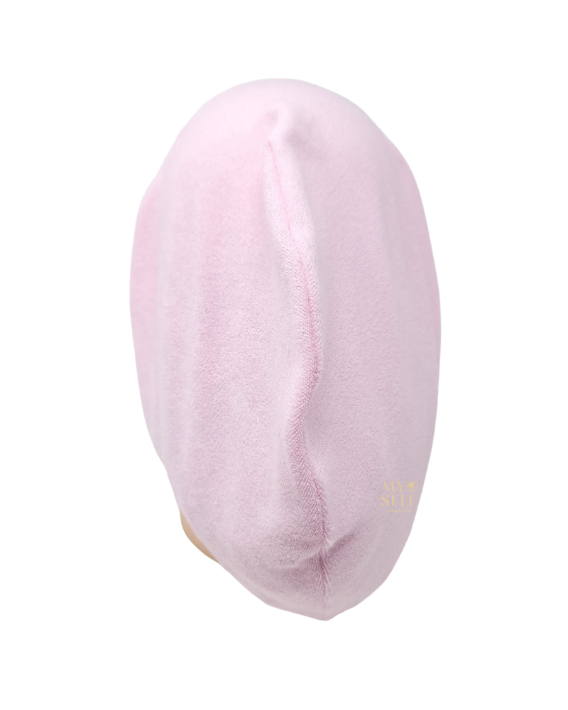 Triple Up Light Pink Terry #606 Sleeping Snood myselflingerie.com
