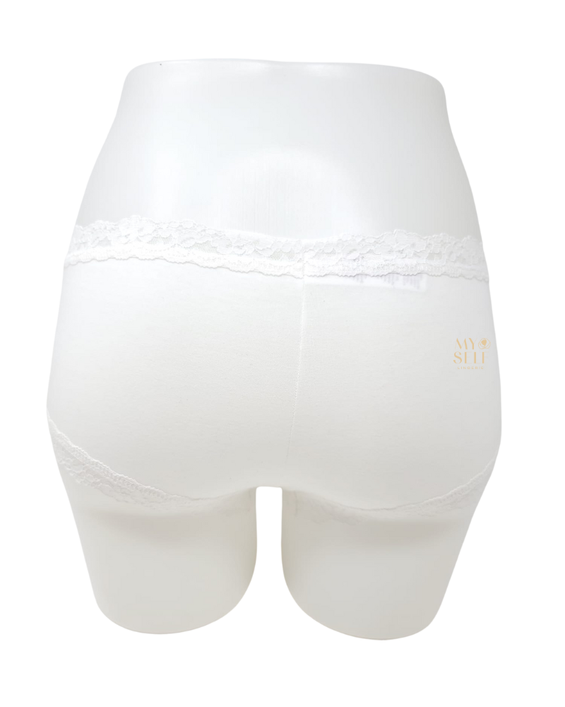 Hanky Panky White Cotton Boyshort
