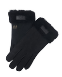 UGG 17369 Black Turn Cuff Gloves myselflingerie.com