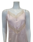Flora Nikrooz Q81345 + Q81346 Light Pink Desirae Chemise & Wrap Set myselflingerie.com