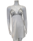 Flora Nikrooz Q81370 + Q81371 Ivory Angelique Chemise & Wrap Set myselflingerie.com
