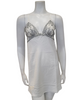 Flora Nikrooz Q81370 + Q81371 Ivory Angelique Chemise & Wrap Set myselflingerie.com