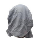 Lizi Headwear AVSHGY Solid Grey Shimmer Pre-Tied Bandanna with Full Grip myselflingerie.com