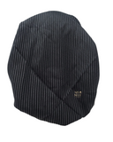 Lizi Headwear AVSPBLCH Black/Charcoal Sport Stripe Pre-Tied Bandanna with Full Grip myselflingerie.com