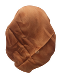 Lizi Headwear AVSPRU Rust Sport Stripe Pre-Tied Bandanna with Full Grip myselflingerie.com
