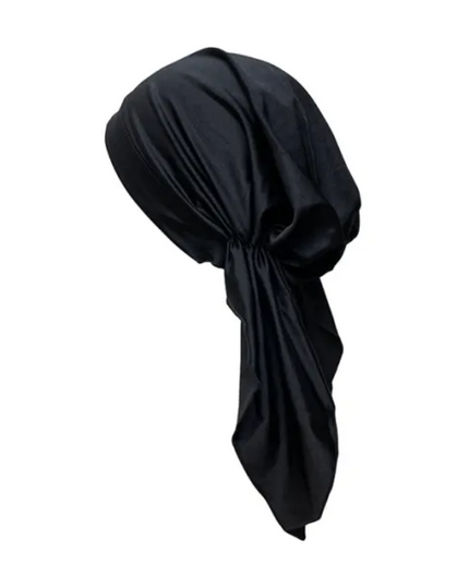 CVRGE Libby Black Swim Pre-Tied Bandanna with Silicone Grip myselflingerie.com