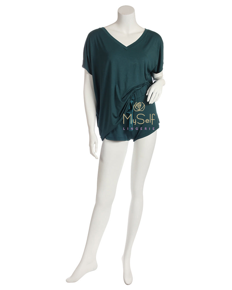 Vanilla Night and Day LW003 + LW005 Pajamas Shorts myselflingerie.com