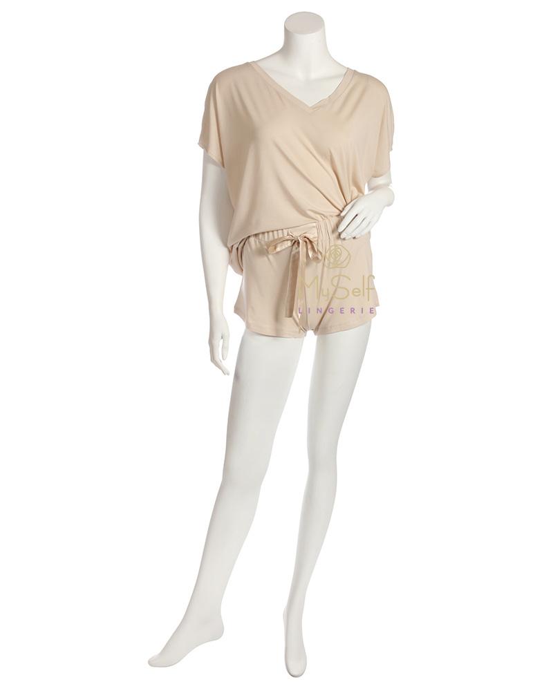 Vanilla Night and Day LW003 + LW005 Pajamas Shorts myselflingerie.com