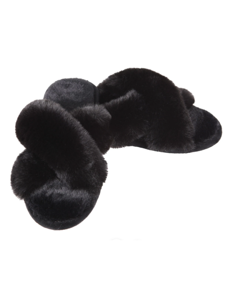 MZP05445 Beverly Fur Plush Slipper