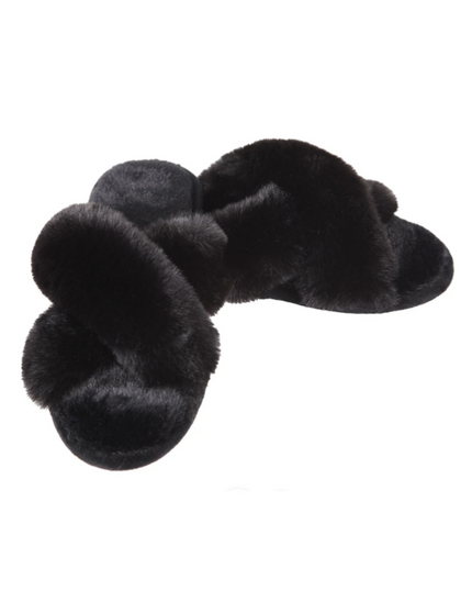 MZP05445 Beverly Fur Plush Slipper