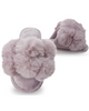 Memoi MZP05446 Luxe Pompom Plush Slippers myselflingerie.com