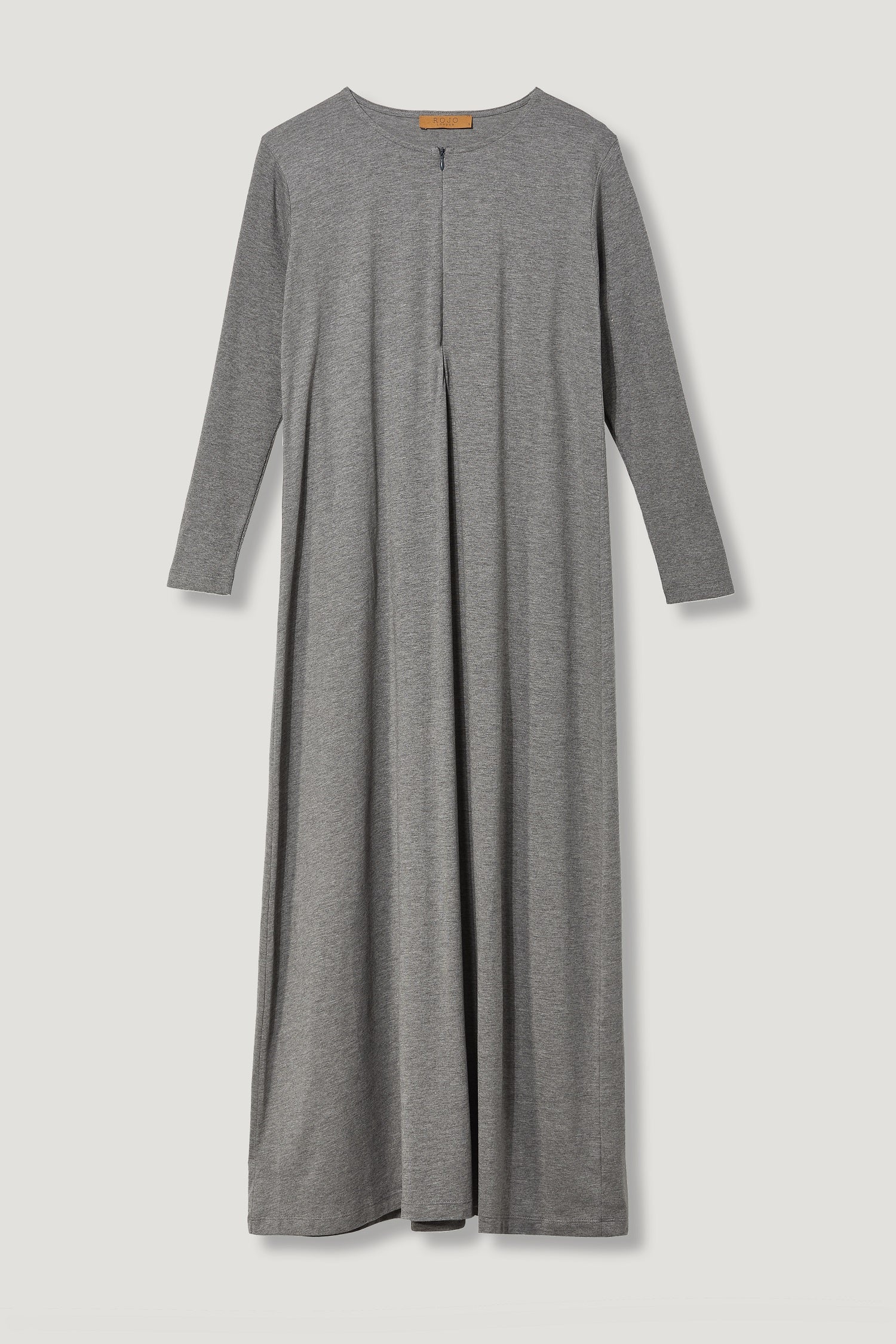 Minimalist Long Grey Nightgown & Lounge Hoodie