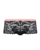 Freya AA5456 Black Lace Offbeat Boyshort myselflingerie.com