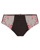 102250 Adrienne Charcoal Embroidered Brief