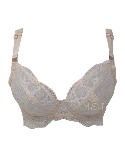Project Me by Hotmilk PM-HUSP10 Heroine Plunge Underwire Nursing Bra MYSELFLINGERIE.COM