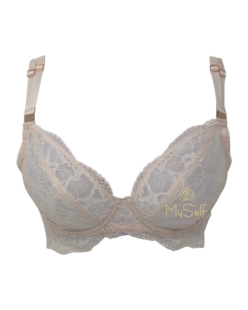 Project Me by Hotmilk PM-HUSP10 Heroine Plunge Underwire Nursing Bra MYSELFLINGERIE.COM