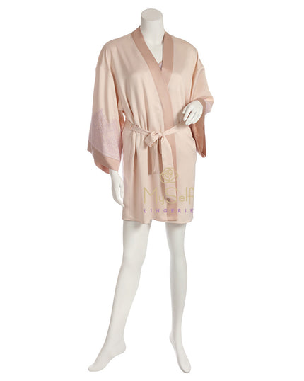 Flora Nikrooz Q80902 Olivia Charmeuse Kimono Robe myselflingerie.com