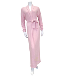 ROBE2 Pink Classic Cotton Blend Morning Robe Wrap