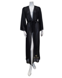 Oh! Zuza Black Sheer Classic Organza Robe