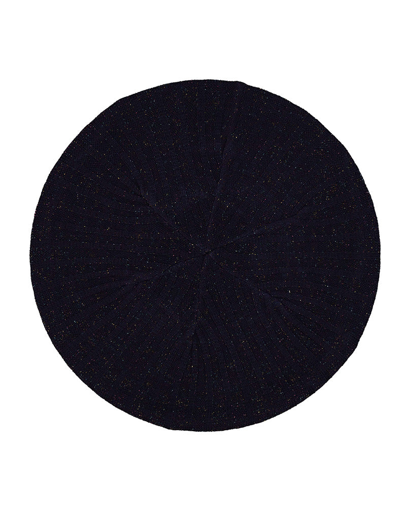 Lizi Headwear Ribbed Lurex Navy / Colorful Chenille myselflingerie.com