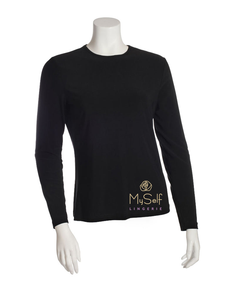 Poly Shell Color Long Sleeve Poly Shell - myselflingerie.com