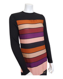 Angelice S6137 Stripe Print Pull On Modal Nightgown MYSELFLINGERIE.COM