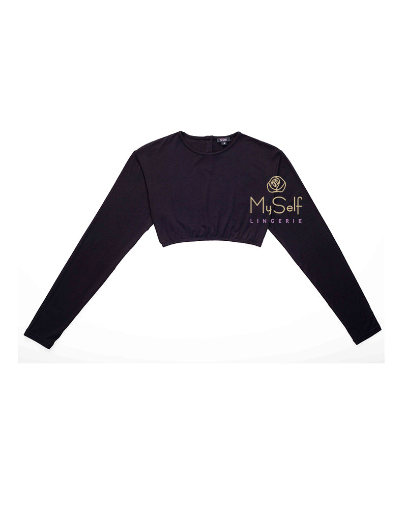 Gemsli SH318 Crop Long Sleeve Shell myselflingerie.com