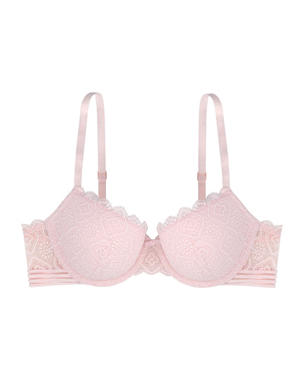 Dorina D01301N Pink Sienna Lace Molded Underwire Bra MYSELFLINGERIE.COM