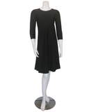 Jackie O'Loungewear SWMDRS-BL Black Swim Dress myselflingerie.com