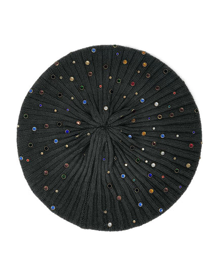 Revaz SSB29E Grey Knit with Studs Snood myselflingerie.com