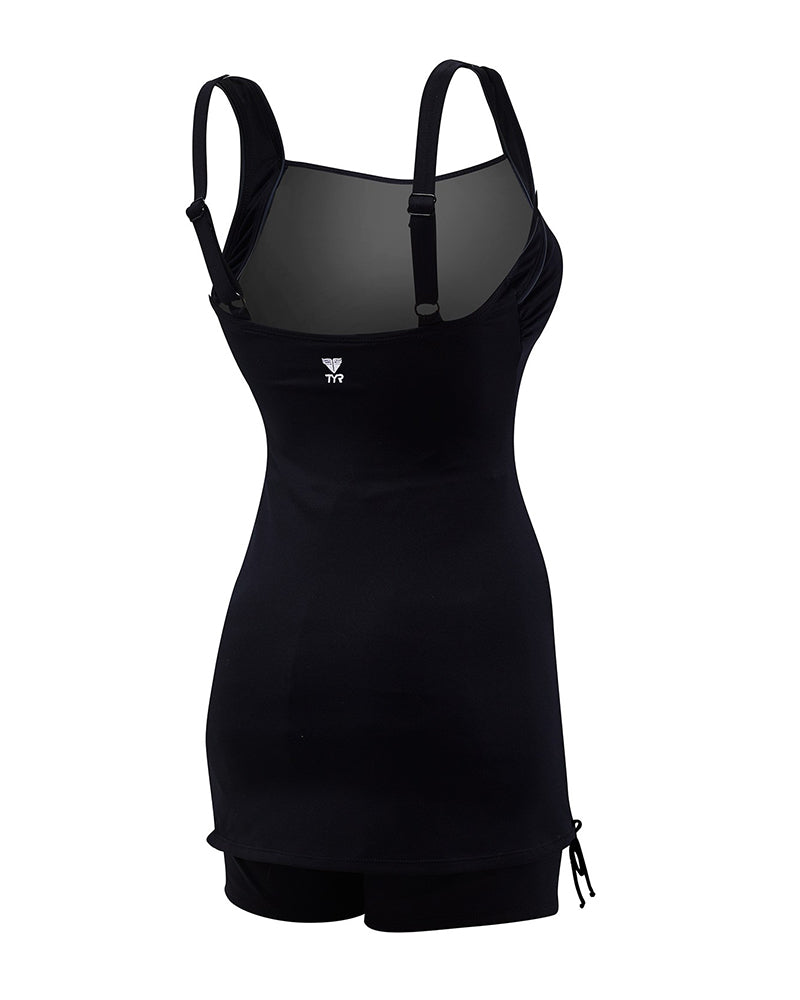 TYR TSSQJ7A Fitness Solids Skirted Swimsuit myselflingerie.com