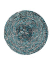 Lizi Headwear Two Tone Lined Teal / Grey Chenille MYSELFINGERIE.COM