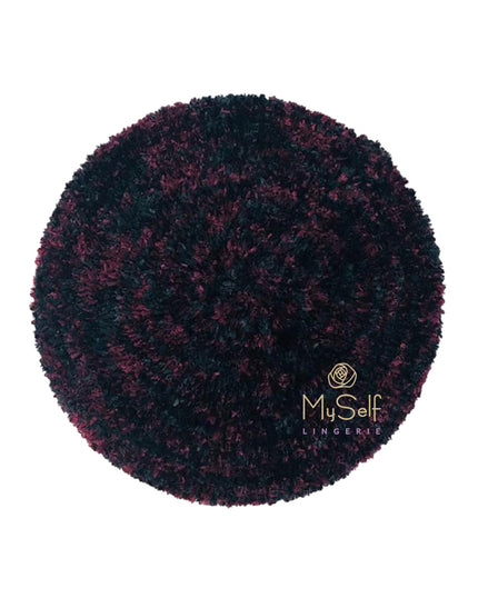 Lizi Headwear Two Tone Lined Black / Burgundy Grey Chenille MYSELFLINGERIE.COM